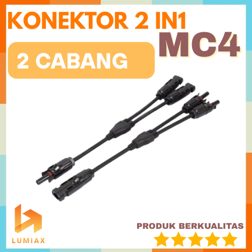 Mc4 connector 2in1 mc4 konektor cabang 2