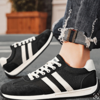 Sepatu Casual Pria Kain Berjaring Sintetis Nyaman Berkualitas