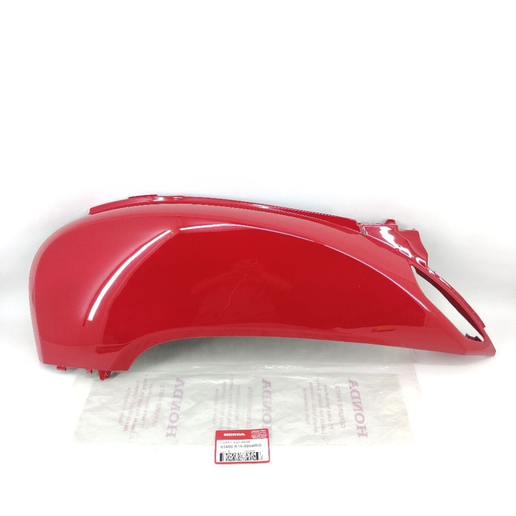 Cover Body Bodi Belakang Kiri Honda Scoopy ESP (2013 - 2015) Merah Original