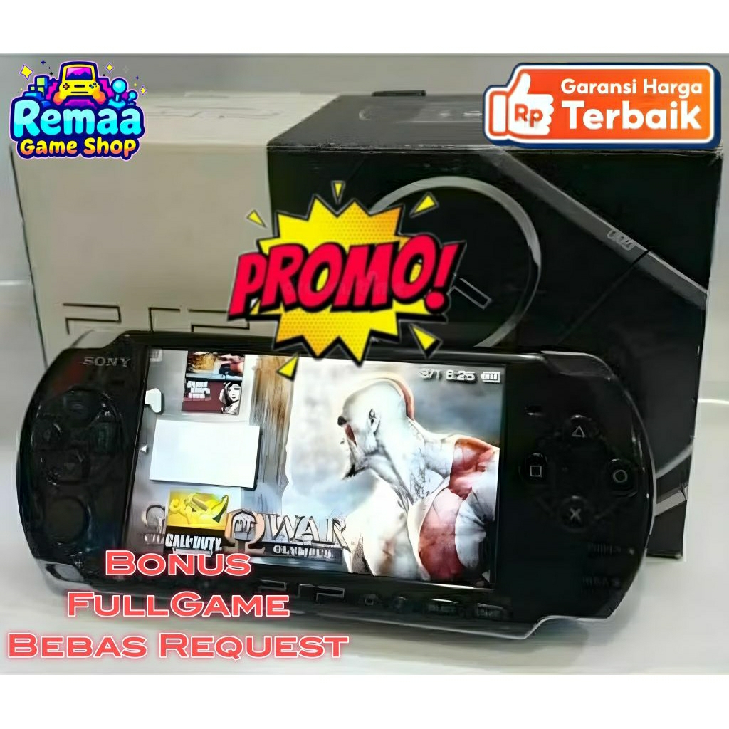 Psp slim fat second fullgame seri 1000-2000-3000
