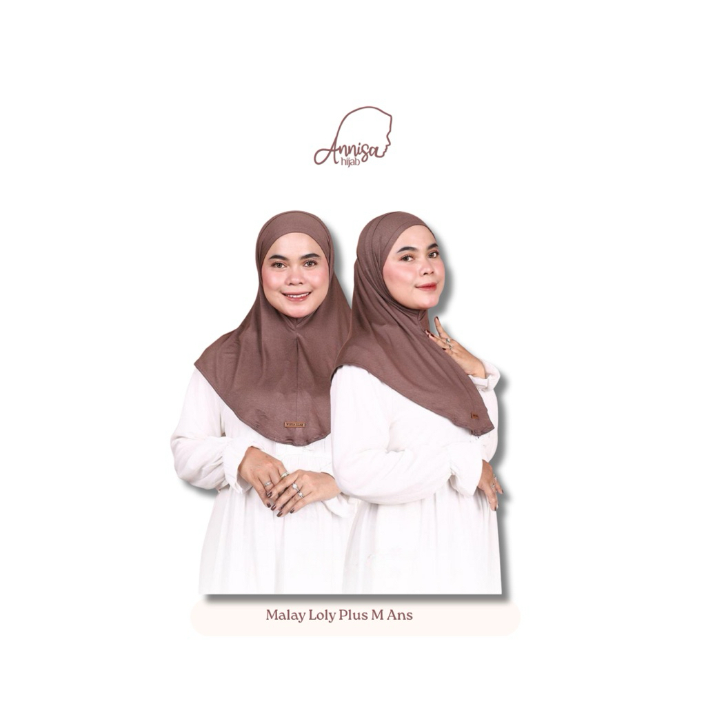 [Grosir/5Pcs]Annisa Hijab-Malay Loly M Plus Ans Hijab Instan Daily