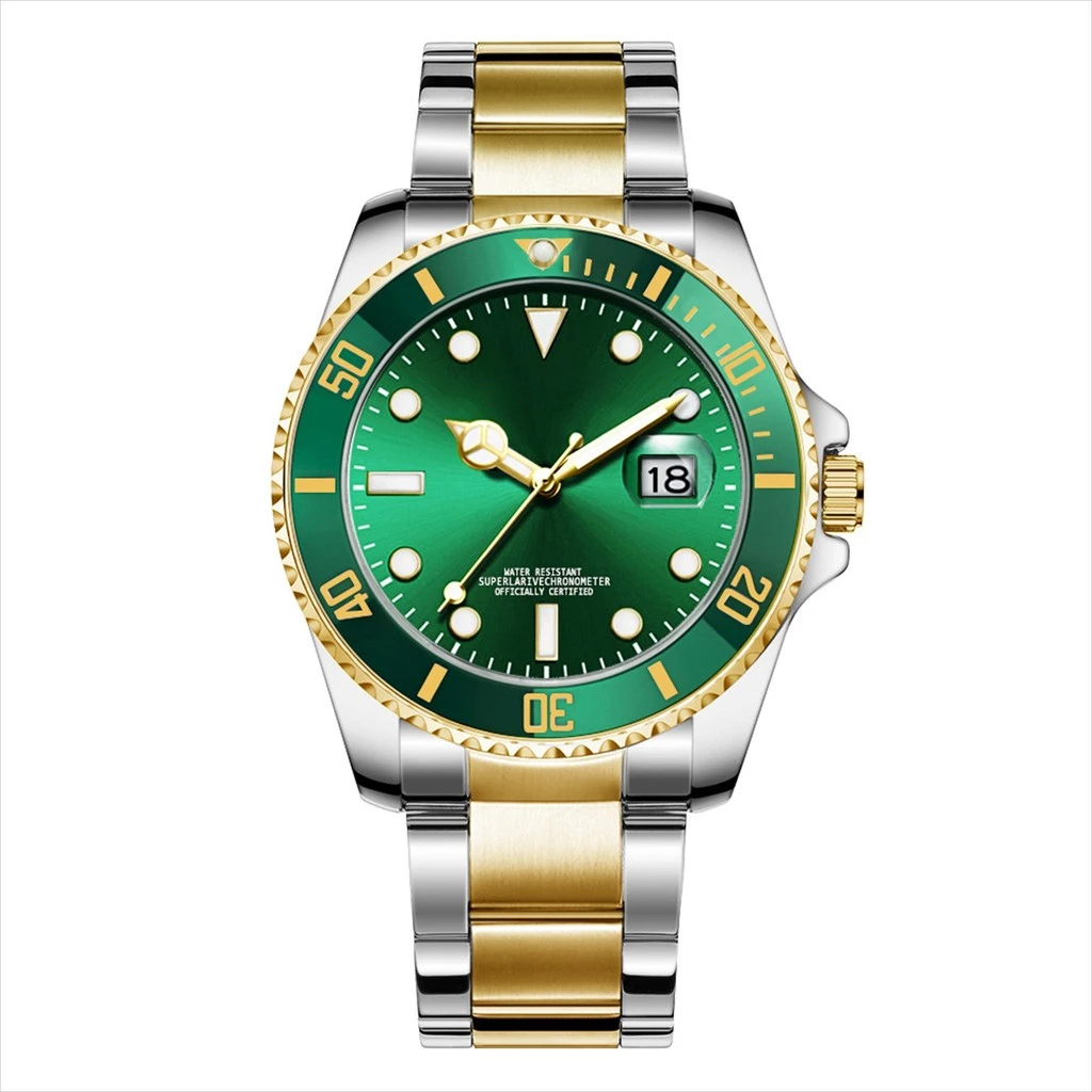 Jam Tangan Pria Analog Date ARLANCH 306 Tahan Air Stainless Steel