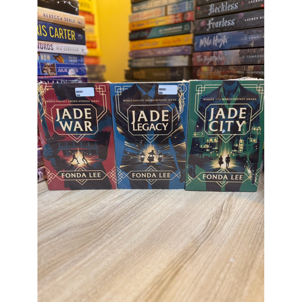 [Defect/Damage] Jade City | Jade War | Jade Legacy | Fonda Lee | PB US 3 set