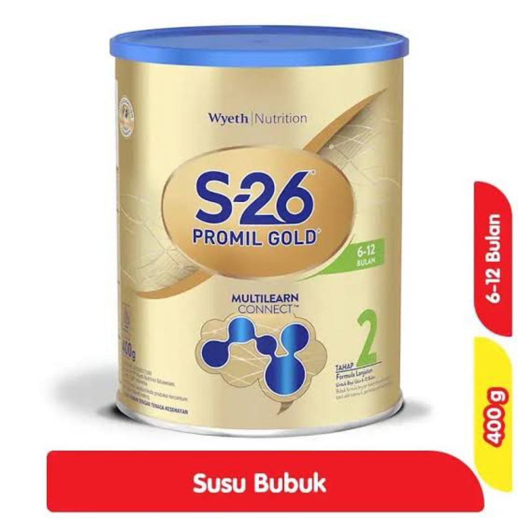s-26 promil gold 6-12 bulan vanila 400g
