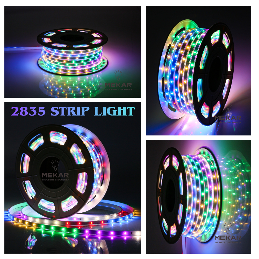 LAMPU LED STRIP RGB SELANG WARNA WARNI LAMPU HIAS OUTDOOR