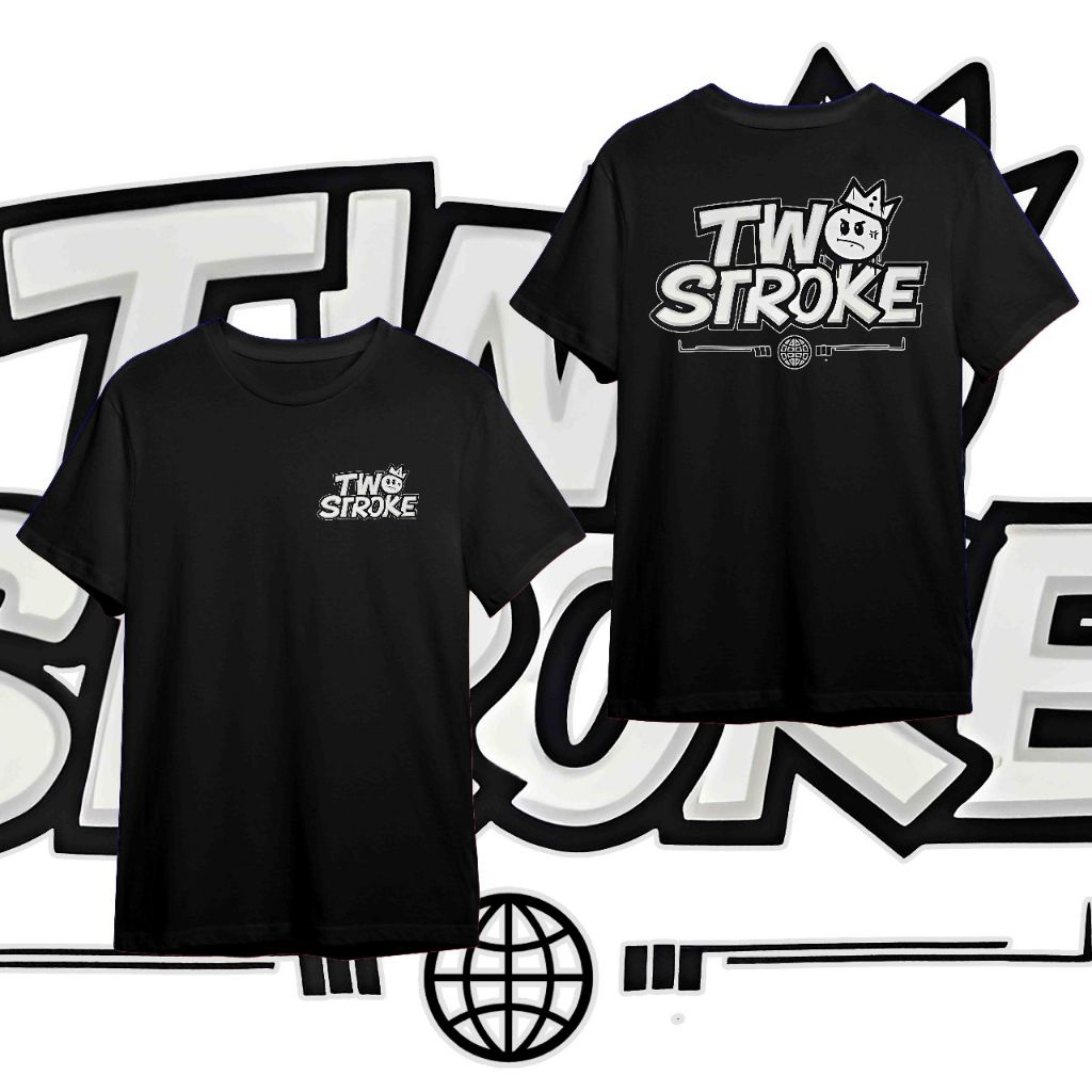 Kaos Racing Two Stroke - Baju Two Stroke - Kaois Distro Unisex Pria Wanita