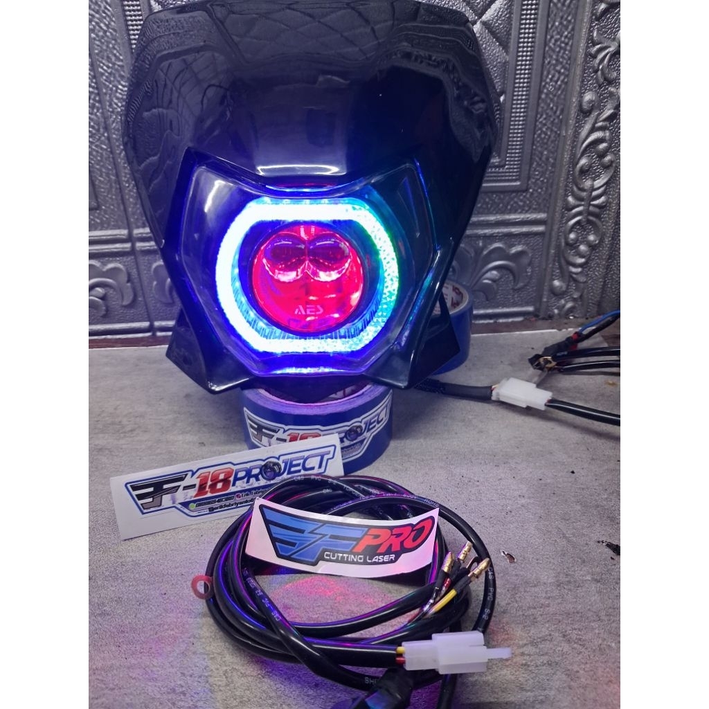 Lampu Biled AES Kustom - Kawasaki KLX BF/D-Tracker | Shroud BMW, BMW 5D, Taichi, Cakra
