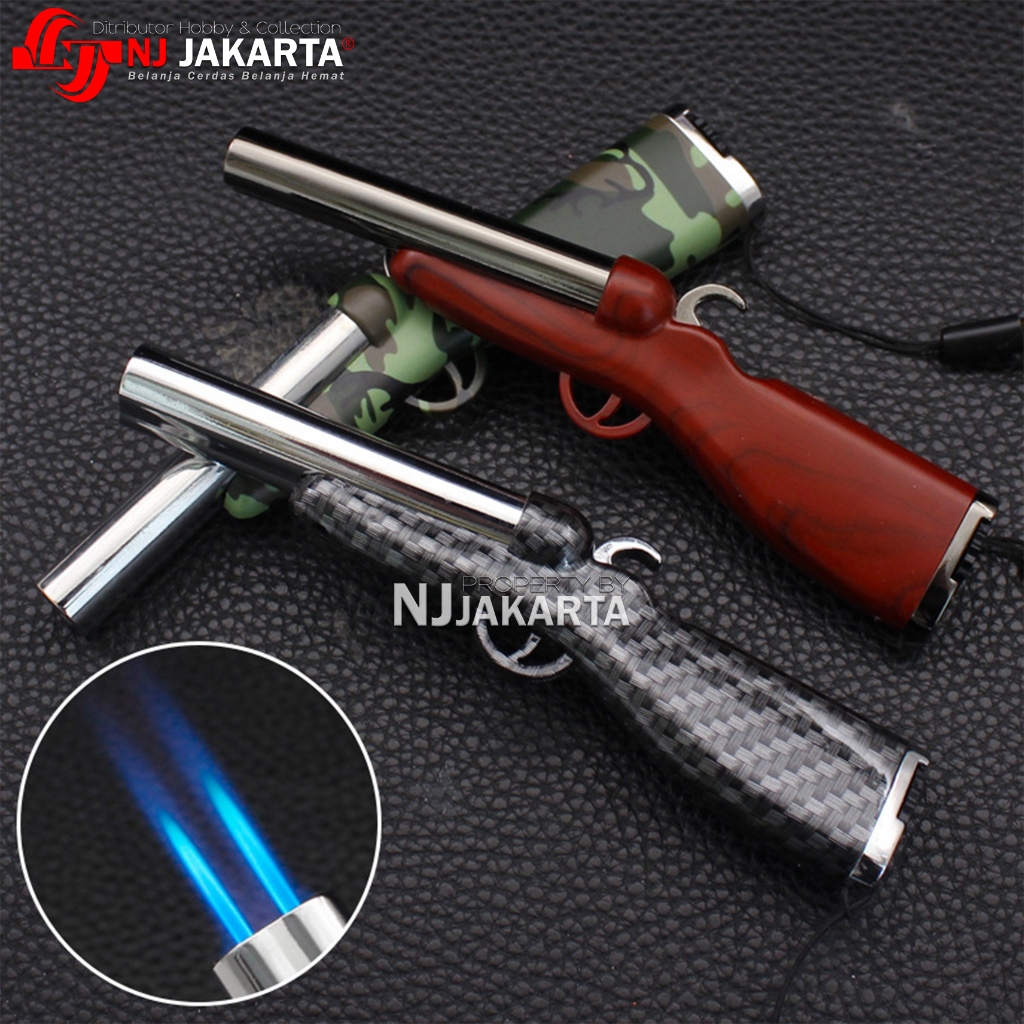 Korek Api Double Las Gas Model Pistol Mini / Korek Kompor GH-179-1