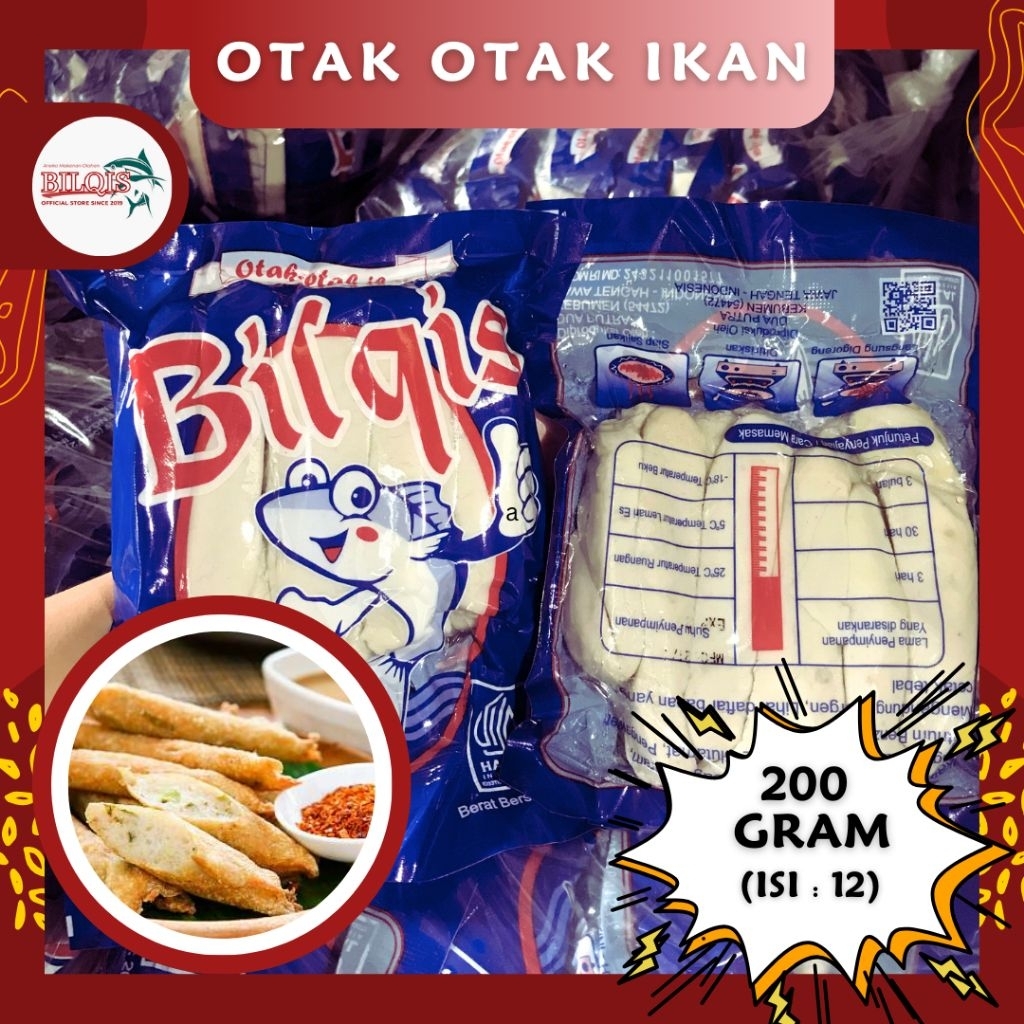 Bilqis Otak Otak Ikan/Otak Otak Bilqis 200gr