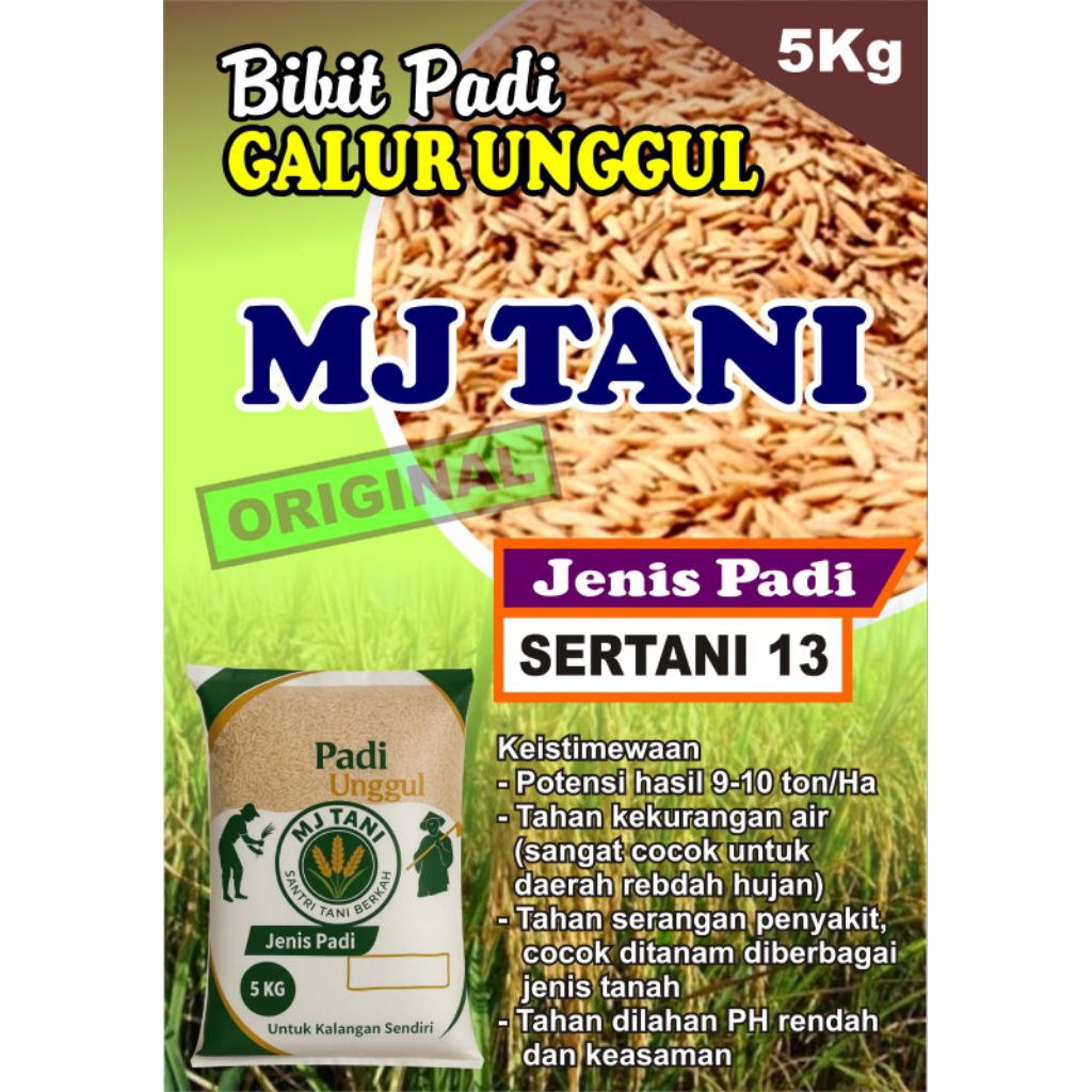 Benih Padi SERTANI 13 original 5kg