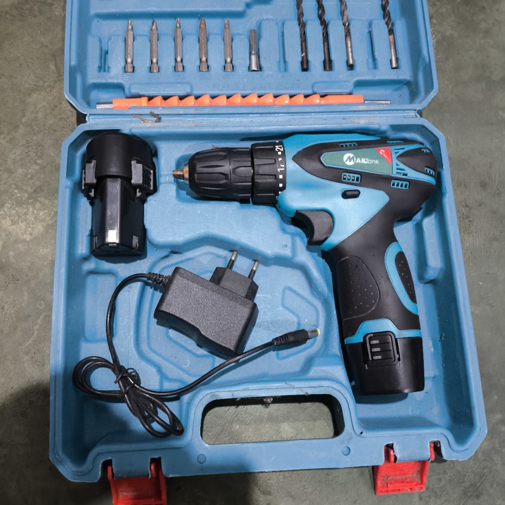 (Second) MailTank SH191 Mesin Bor Baterai Cordless Drill  12V MailTank