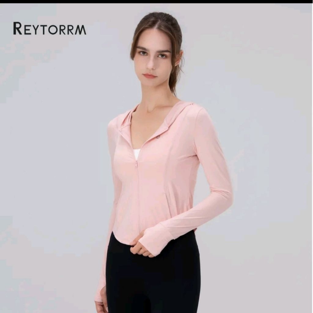 Reytorrm jaket UV olahraga wanita lengan panjang