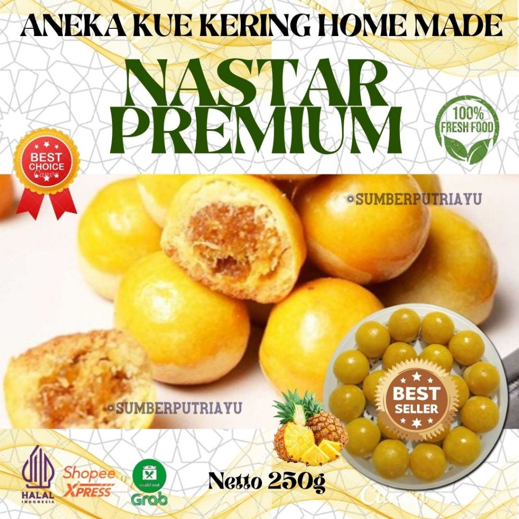 COD KUE KERING NASTAR FRESH OVEN ISI SELAI NANAS PREMIUM HOMEMADE MURAH KUALITAS PREMIUM Lumer Lembu