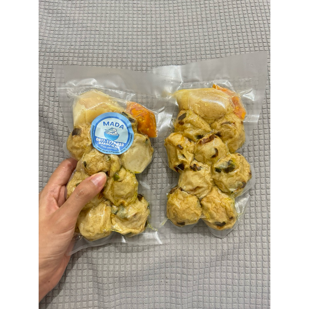 Bakso ikan isi telur puyuh