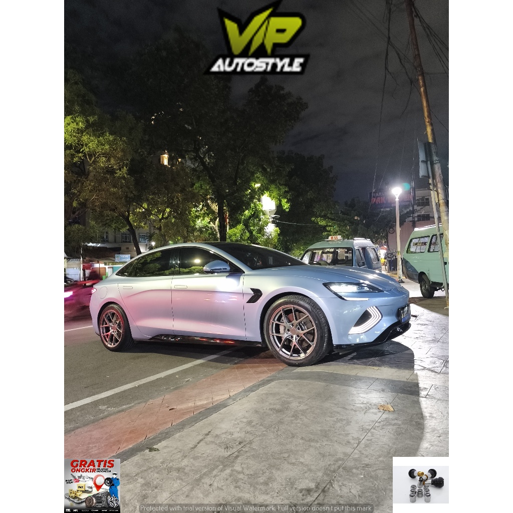 Modifikasi Mobil BYD seal Pakai Velg Racing Hsr Haruku Ring 19 Pcd 5X120 Hyper Black -Hsr Wheel