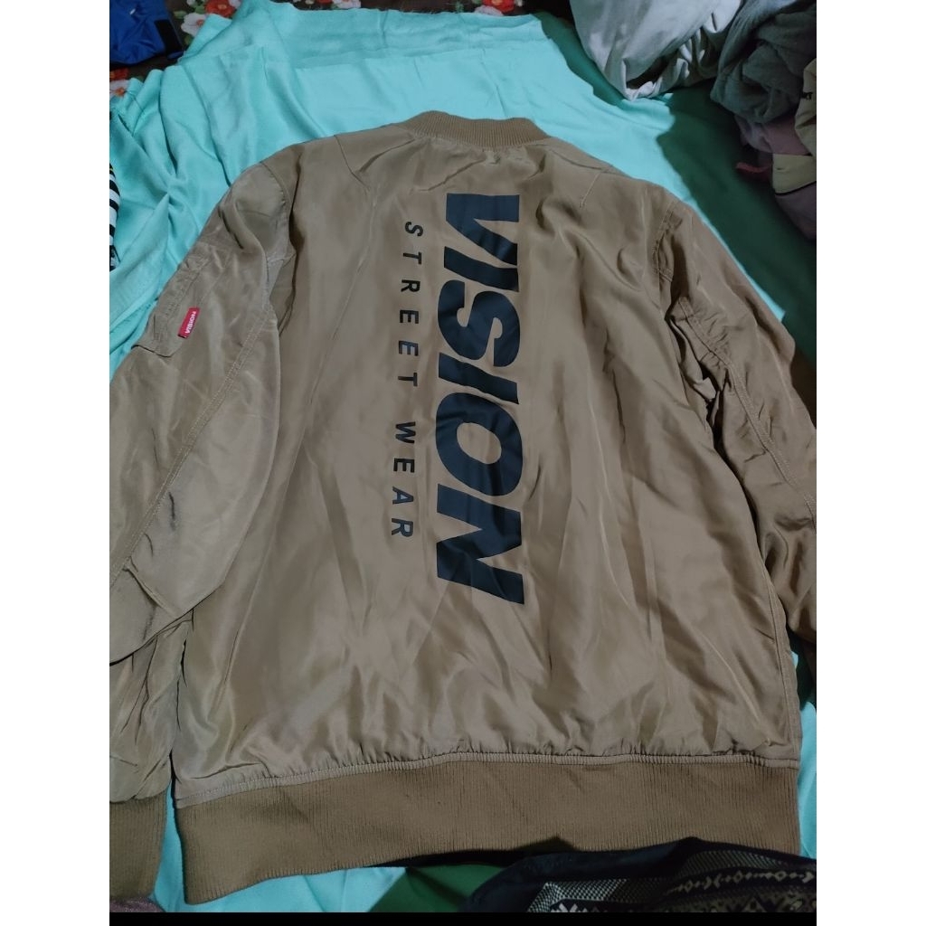 bomber sherpa vision street wear US original sz L