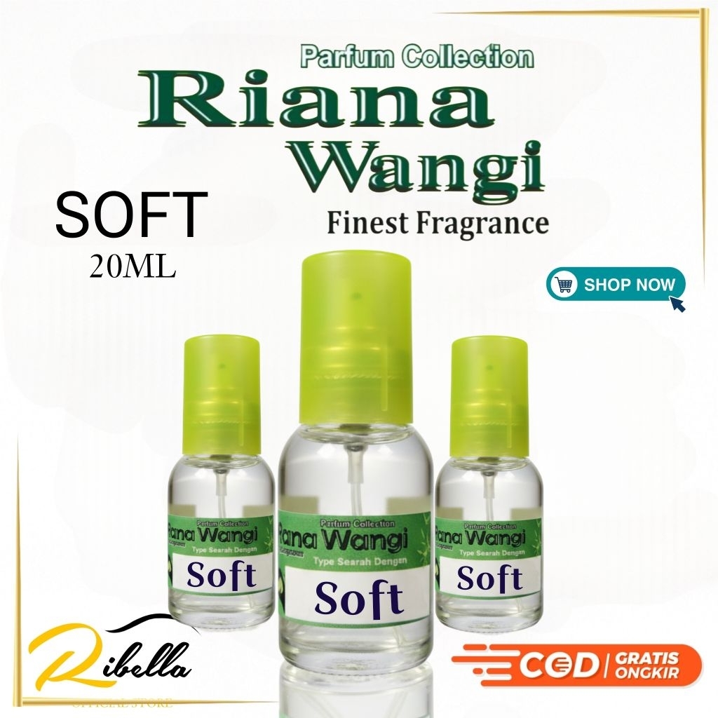Riana Wangi Cirebon Parfume Pria Wanita Varian Soft Best Seller