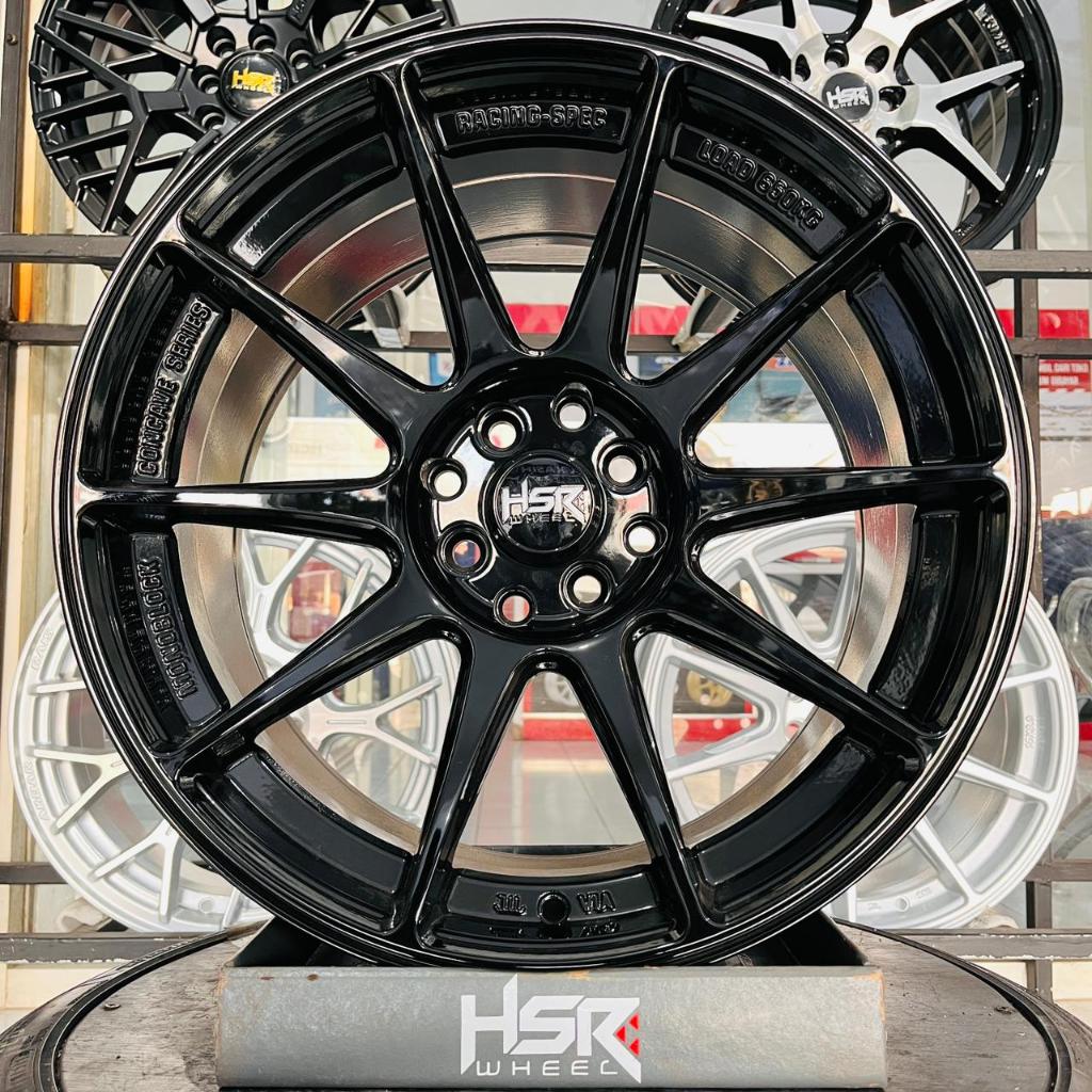 Velg Mobil R17 - Velg HSR SHINJUKU Ring 17 Lebar Belang 7,5/9 H8 Bisa Untuk Mobil Kijang