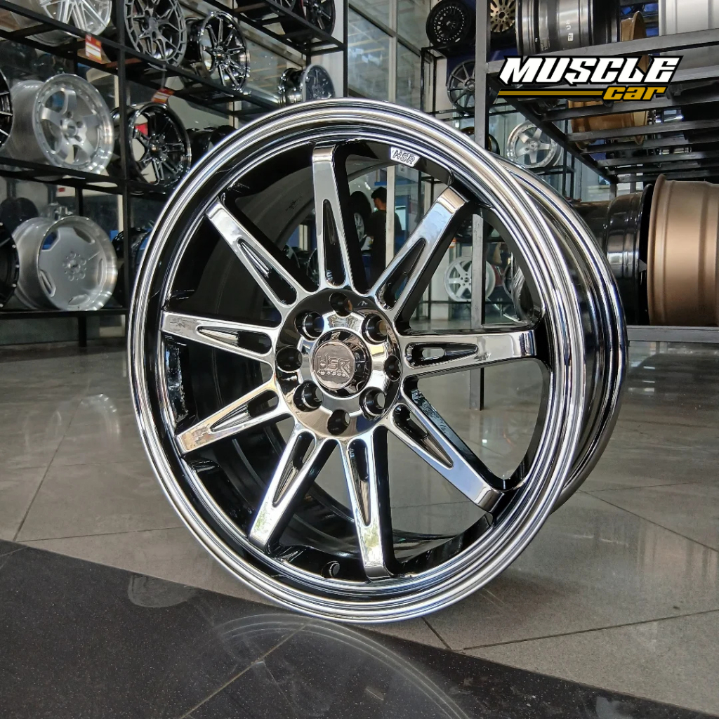 velg mobil avanza xenia ring 15 baut 4 BLACK CHROME untuk mobil avanza xenia kijang brio agya calya 