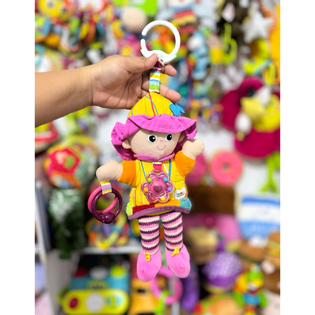 Mainan LAMAZE Toys Softbook Mainan Activity Boneka Stroller TOMY X LAMAZE
