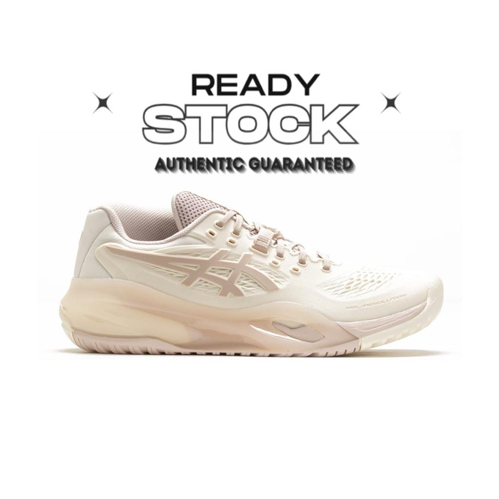Sepatu Asics Gell-Resolution X Padel Cream Mineral Beige