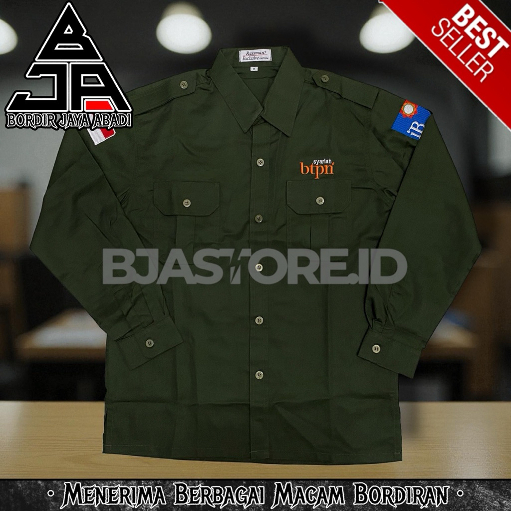 Kemeja Bank BTPN Syariah K2 Army