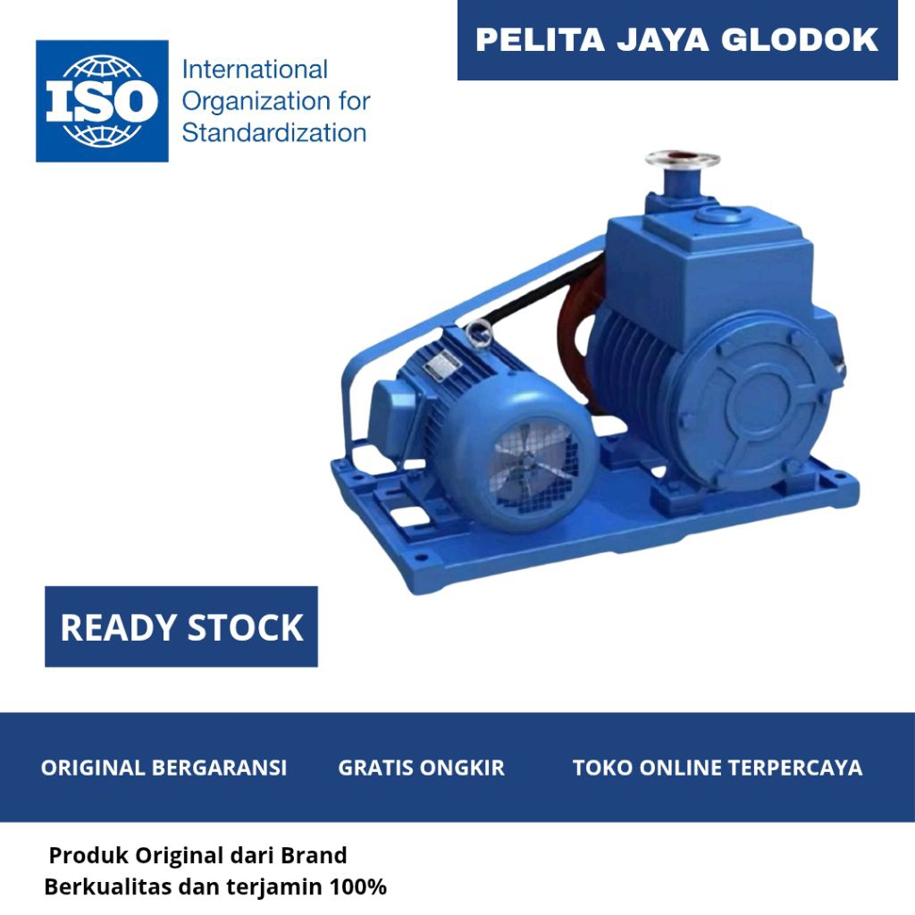 Rotary Vane Vacuum Pump Rotor 2X-15 2,2KW 380V Pompa Vakum Rotary Vane Baling-Baling Putar