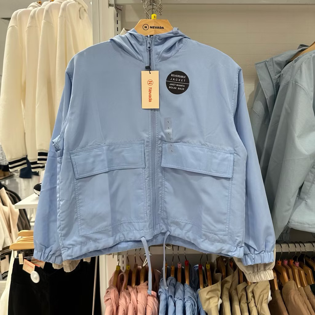 Nevada jaket parasut wanita original