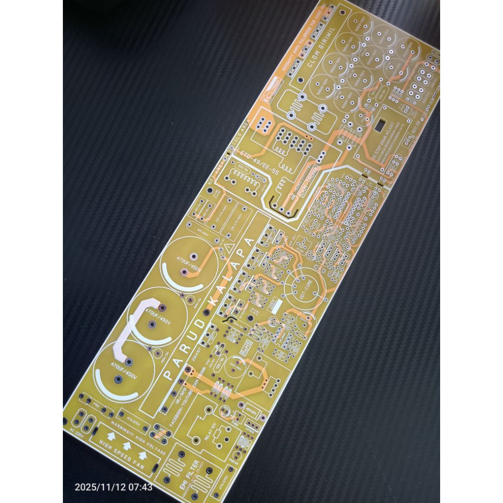 PCB SMPS Fullbridge Regulasi dual layer