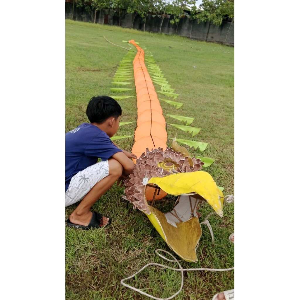 layangan naga dm 30 ful kain 100keping