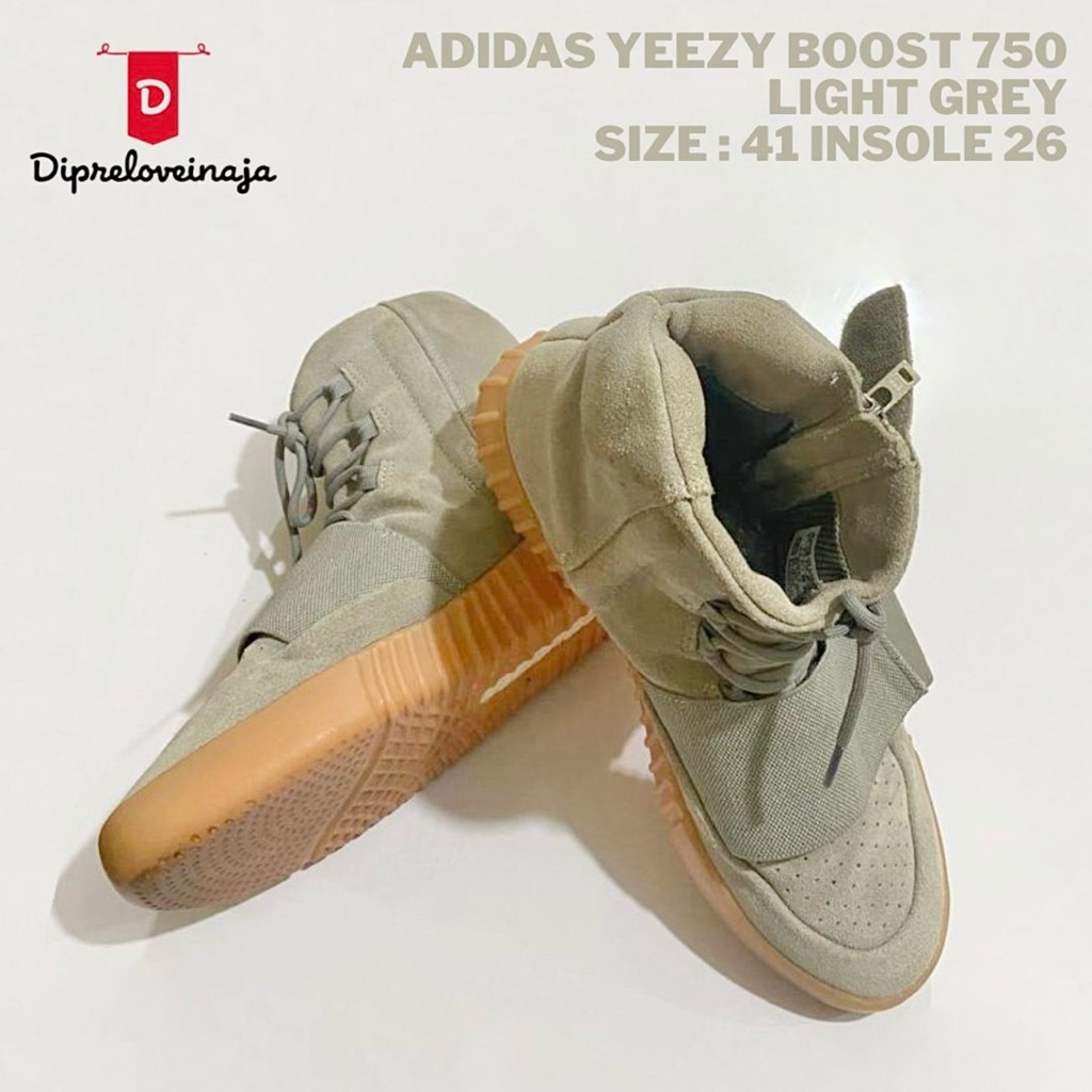 ADIDAS YEEZY BOOST 750 LIGHT GREY PRELOVED
