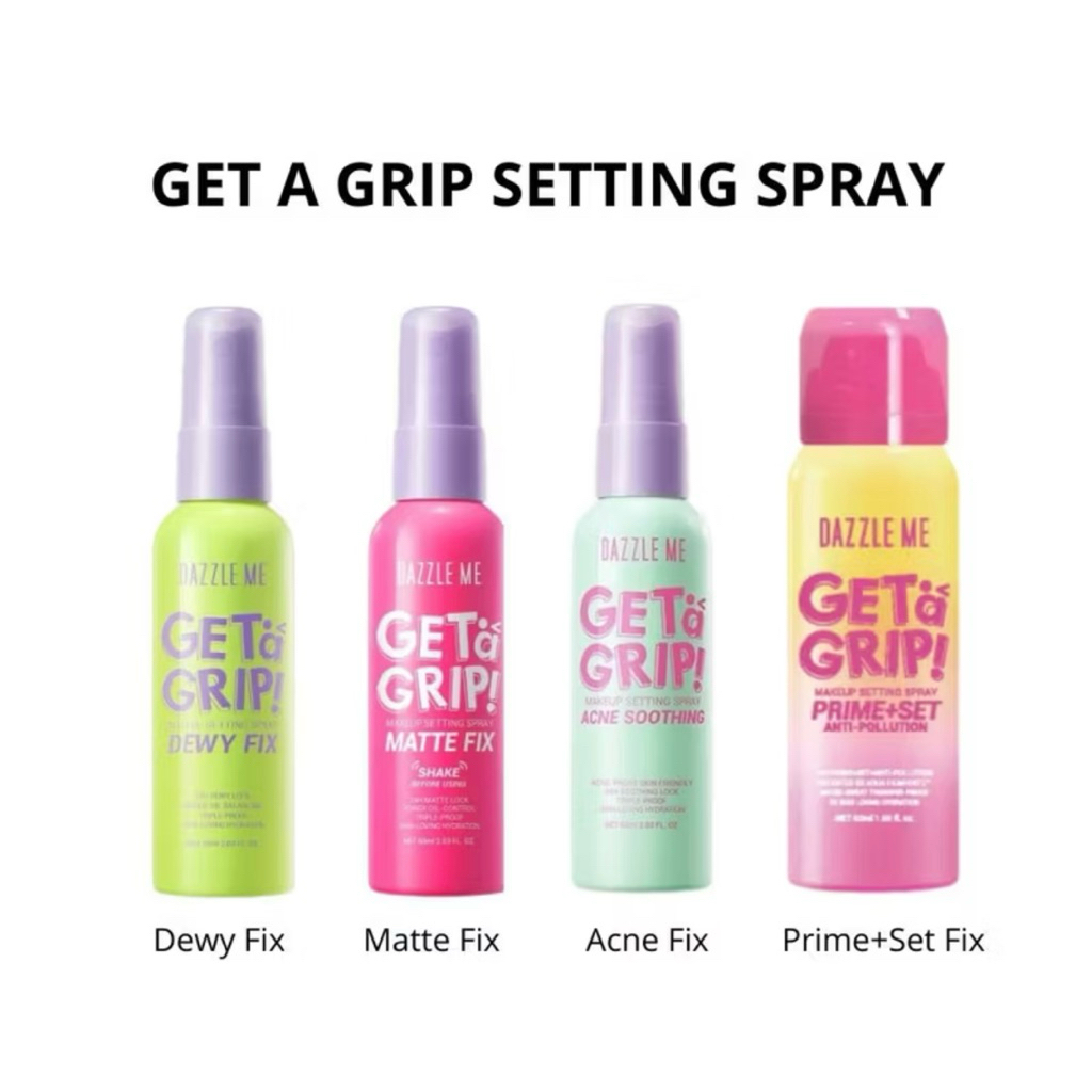 DAZZLE ME SETTING SPRAY MATTE, ACNE, DEWY AND 2 IN ONE