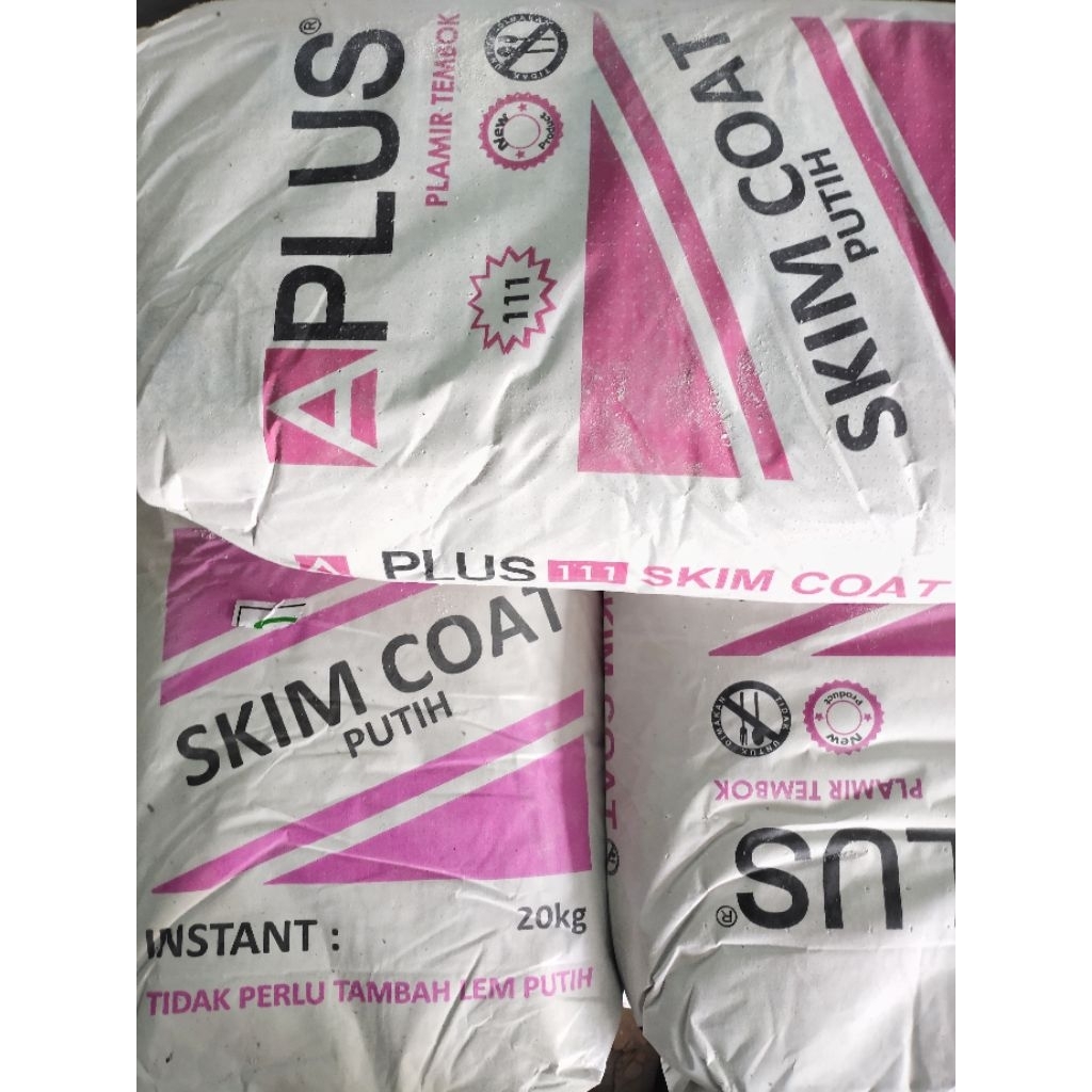 PLAMUR TEMBOK APLUS SKIM COAT MERAH 2KG PERBUNGKUS