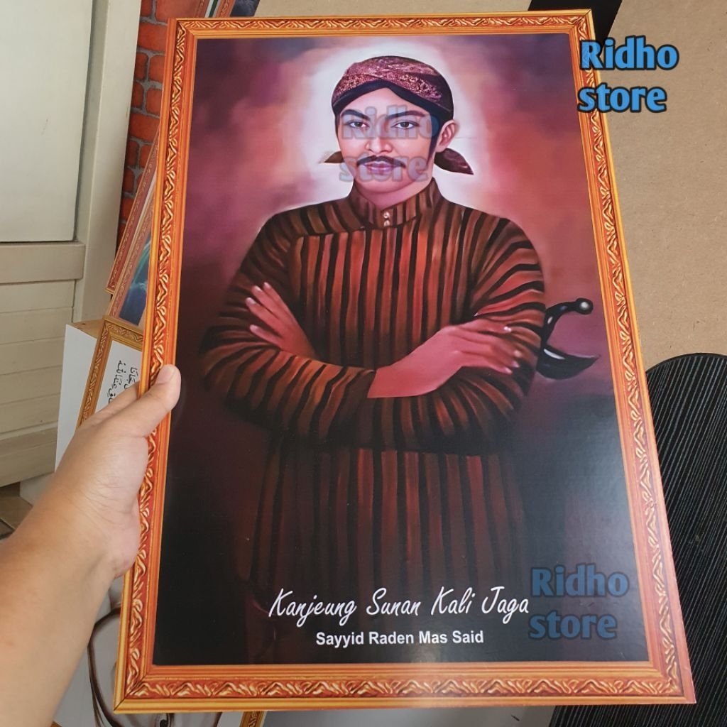 sunan kalijaga | poster Wali Songo Sunan Kalijaga, UKURAN BESAR 30x45