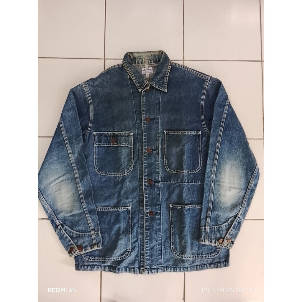 chore jacket world workers original blue washed