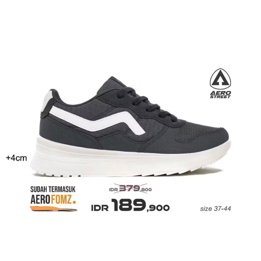 Aerostreet massive evo natural hitam