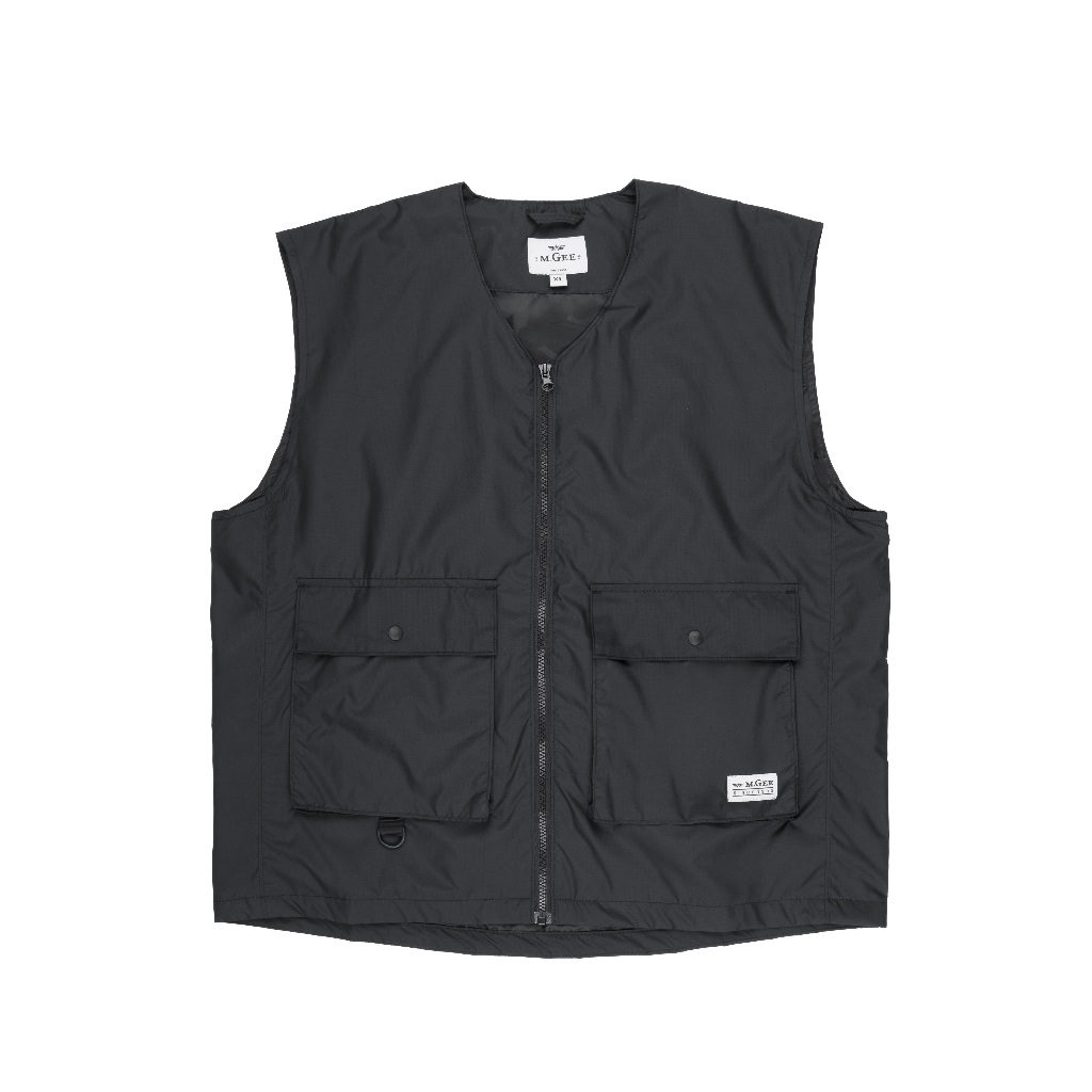 Rompi MGEE Original - Rompi Pria Original MGEE Vest Halston CKSR 001 Black