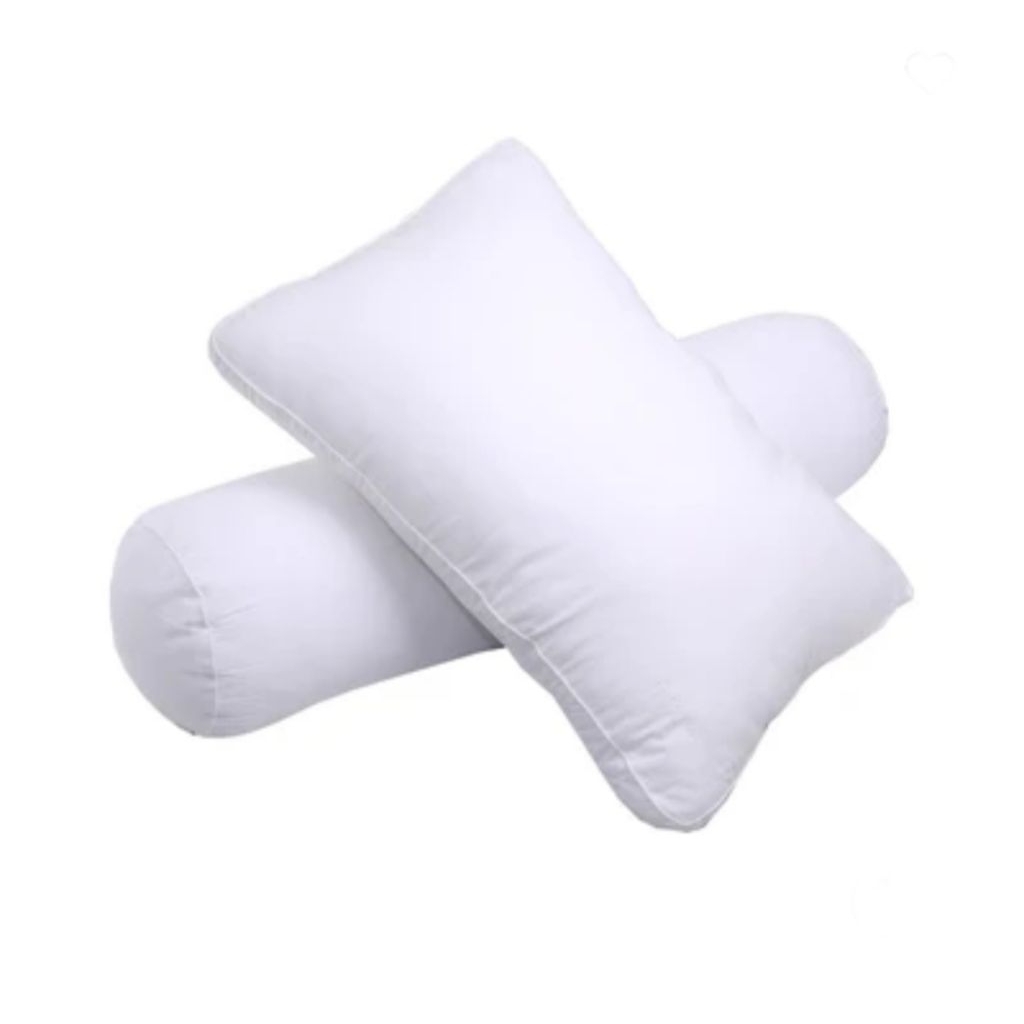 Informa Set 2 Pcs Bantal dan Guling Dacron- Putih