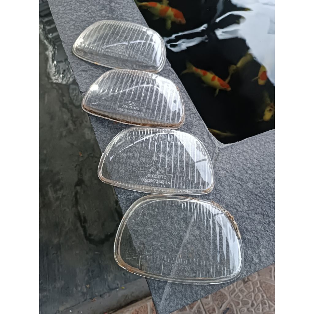 kaca lampu depan vespa super sprint elma lumax vemsa dll
