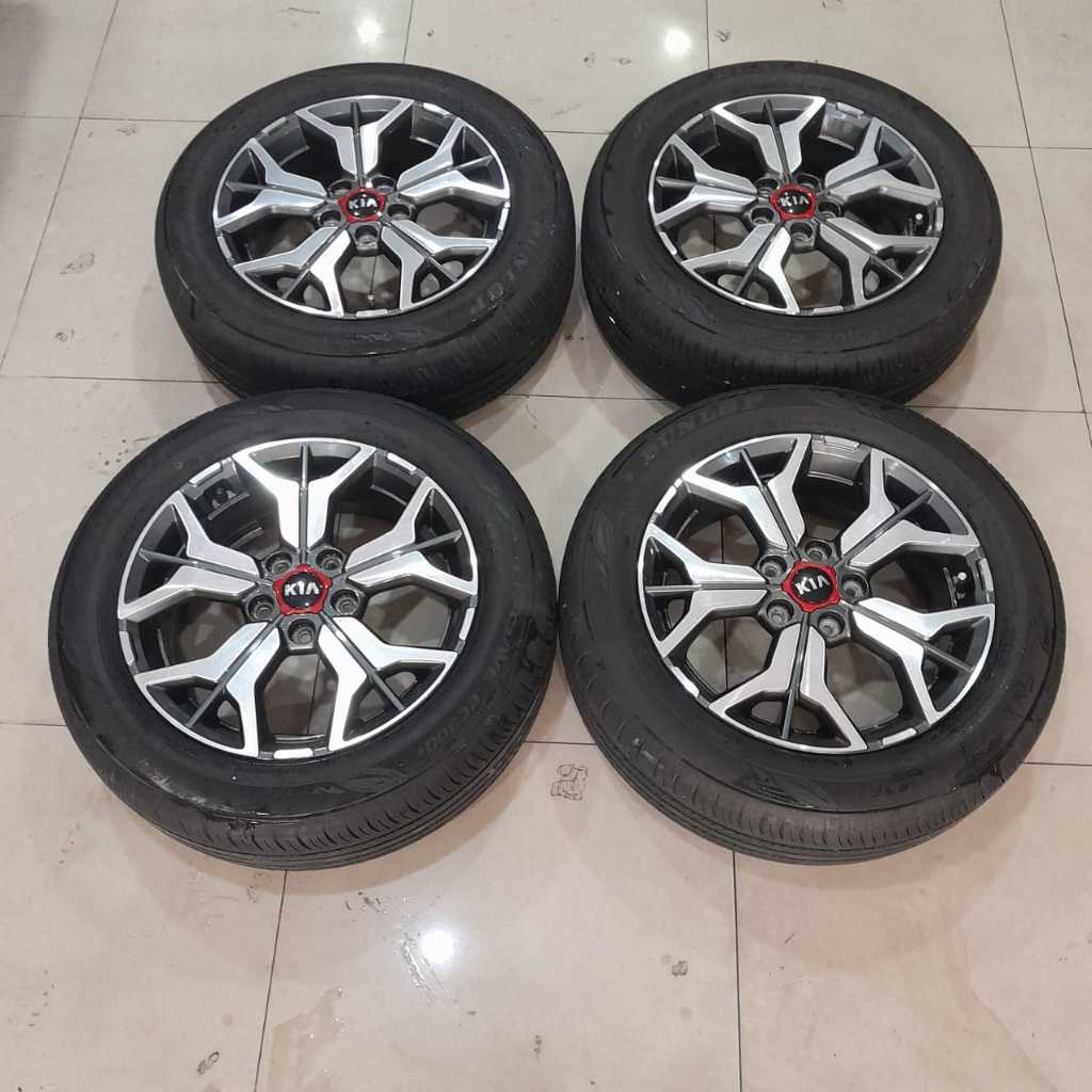 Paket Ban Velg Bekas Copotan Mobil Kia Sonet Ring 17 Ban 215 60 R17