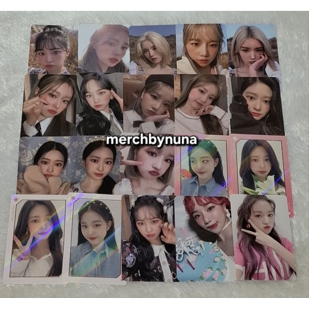 Photocard Wonyoung, Chaewon, Minju, Hyewon, Yujin, Yuri, Yena, Sakura Izone Album Oneiric Diary, One