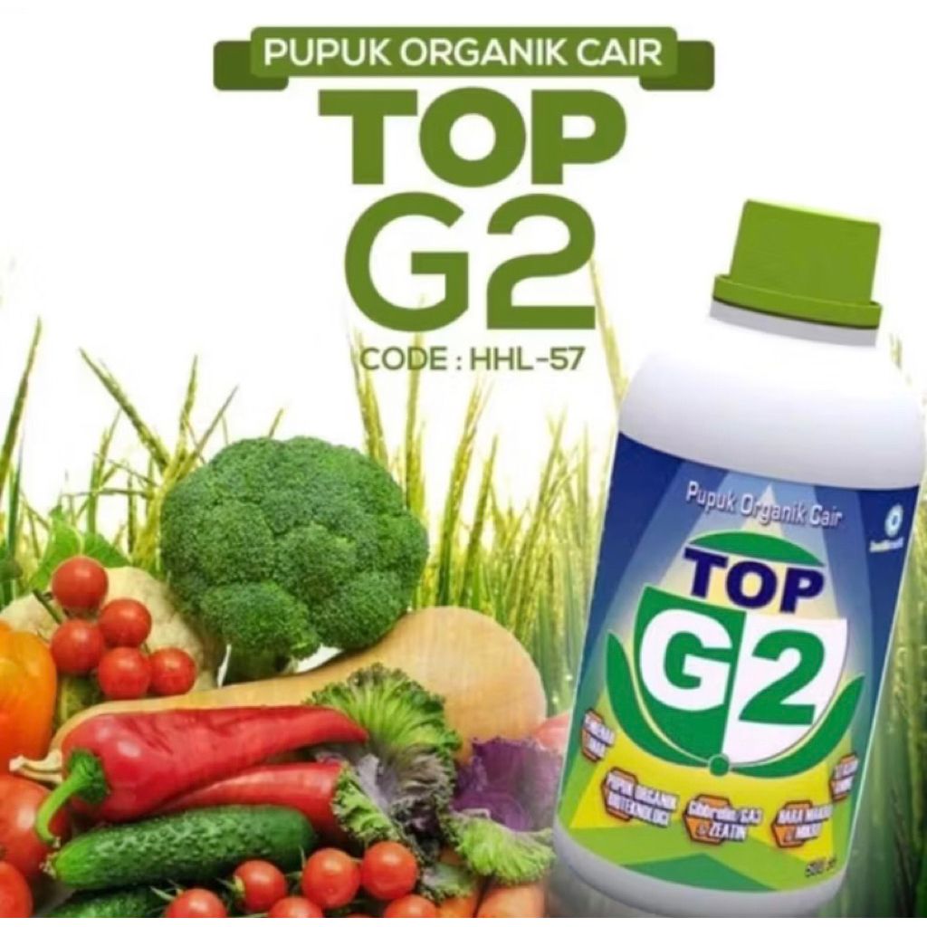 pupuk top g2 hwi 500ml pupuk organik cair cod / pupuk top g2 hwi original 100% / pupuk organik asli 