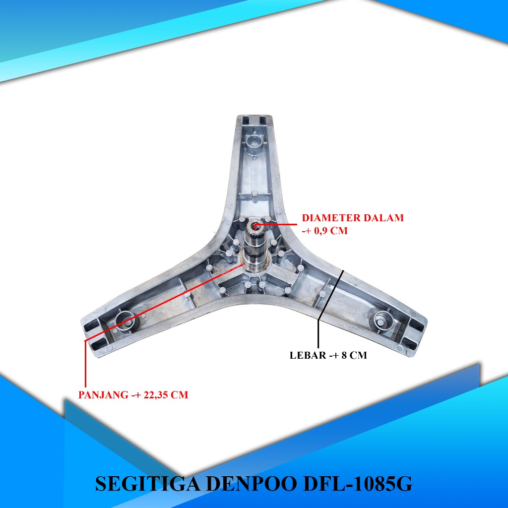 BALING SPIDER MESIN CUCI DENPOO / SG66 SEGITIGA MESIN CUCI DFL-1085G