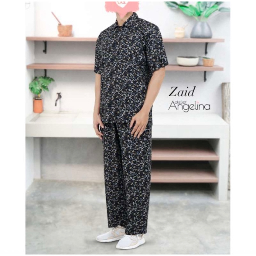 [SIAP KIRIM] ZAID ANGEL LETTER SIZE M XL BY ATELIER ANGELINA