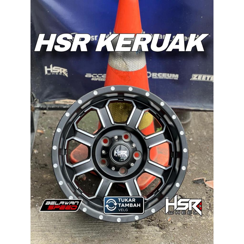 Velg mobil hilux single terios innova grandmax velg semi offroad velg hsr keruak Ring 15 R15 Pcd 5X1