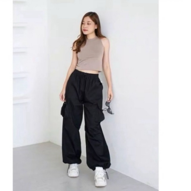 preloved celana kasual cargo harajuku