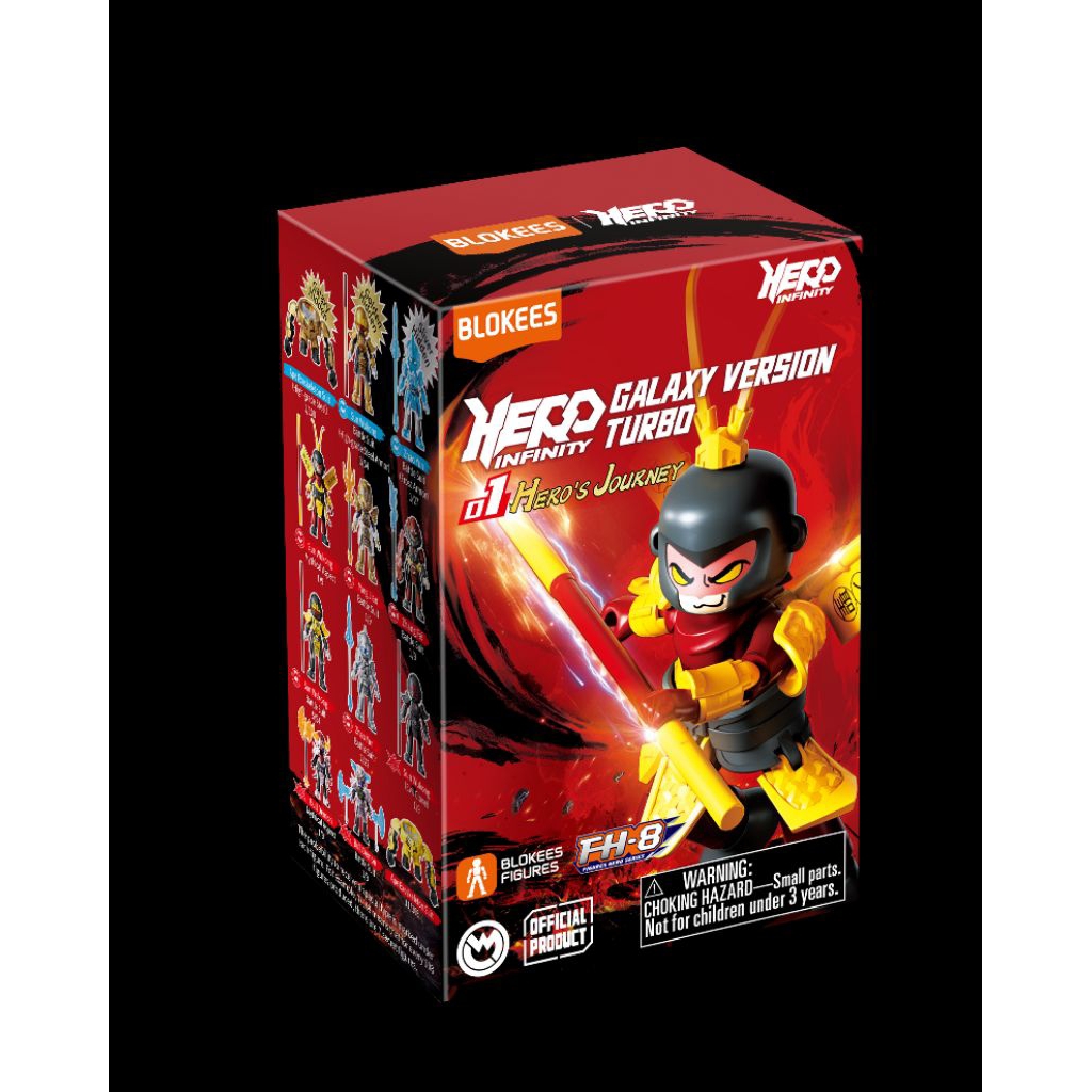 Blokees Hero Infinity Galaxy Version Turbo 01 Hero's Journey 85015 - Blokees Figures Hero Infinity G