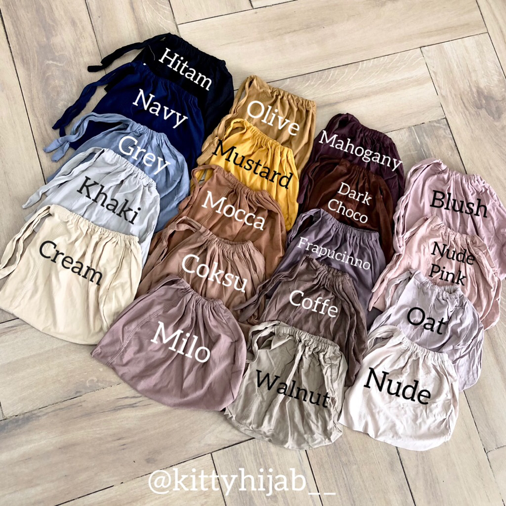 KITTY HIJAB Ciput Tali / Ciput kaos tali / Cipus basic / inner hijab / ciput hijab / inner tali