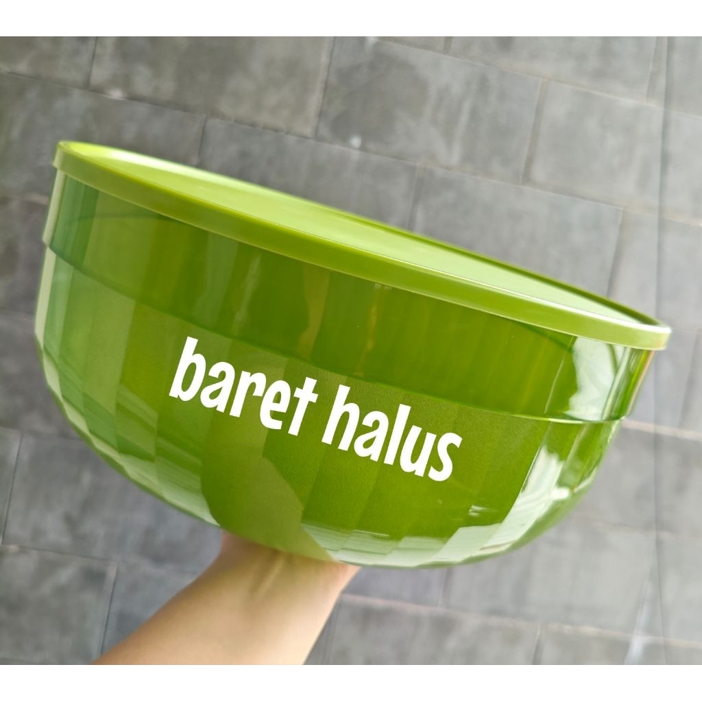 watercolor bowl 6 liter HIJAU BARET HALUS WTC watercolor bowl tupperware
