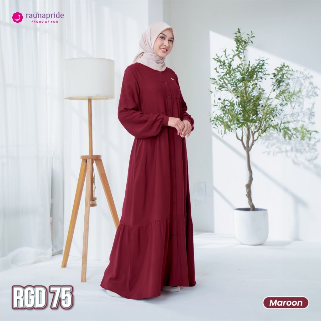 Promo Baju Gamis Wanita DewasaTrendy/Original/Terbaru/Kekinian/Dress By RaunaPride